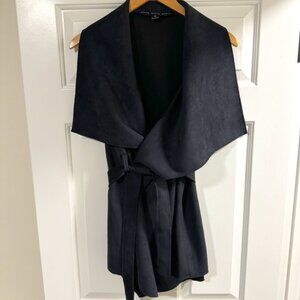 Suede Navy HYFVE Vest Long M